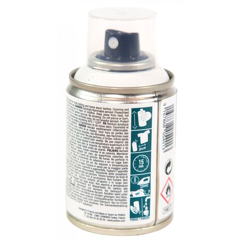 Peinture - Teinture pour textile Noire en aerosol - bombe 400ml