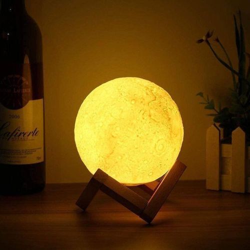 product_image_name-Generic-Lampe Lune 3D – Lumière Ambiance Jaune M&M Home-8