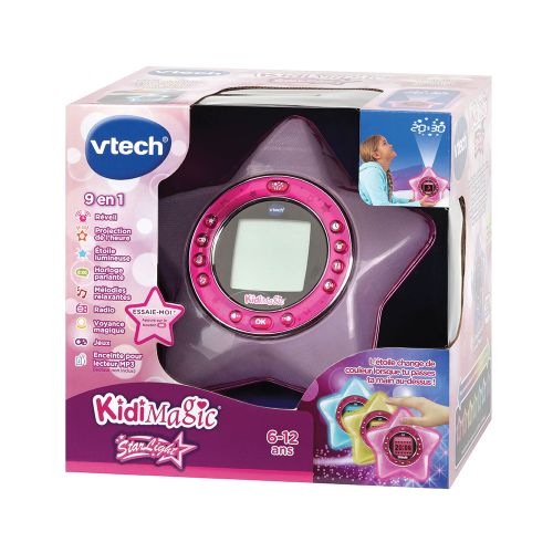 Vtech Réveil enfant KidiMagic StarLight rose à prix pas cher