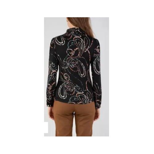 product_image_name-Captain-T-shirt col montant boutonné pour femme -6