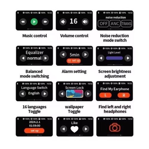 product_image_name-Generic-Écouteurs Bluetooth Étanches avec Écran Tactile pour Sport, Camping et Voyages-3