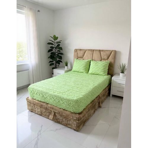 product_image_name-Generic-Ensemble Drap housse + Housse Taie polaire motif tricot 160x200-2