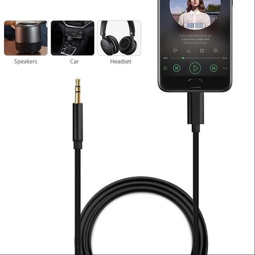 product_image_name-Generic-Câble adaptateur Audio de voiture IOS TO AUX Lightning, Adaptateur de casque de haut-parleur de voiture, câble Aux Jack 3.5mm pour iPhone, câble séparateur Audio pour iOS -5