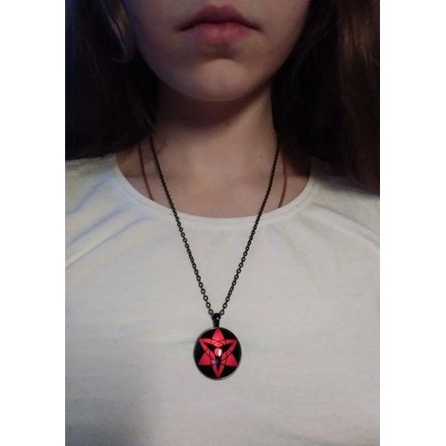 Collier sharingan Sasuke du manga Naruto