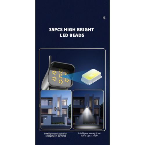 product_image_name-Generic-Applique Murale Solaire à LED avec Détecteur de Mouvement et Contrôle à Distance-3