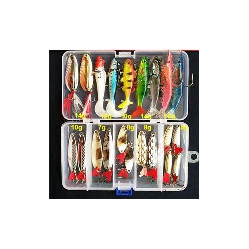 product_image_name-Generic-مجموعة طُعم صيد، ووبلرز صلبة صناعية، ملاعق تقليدية معدنية، طُعم ناعم، طُعم سيليكون، ملحقات معدات الصيد-1