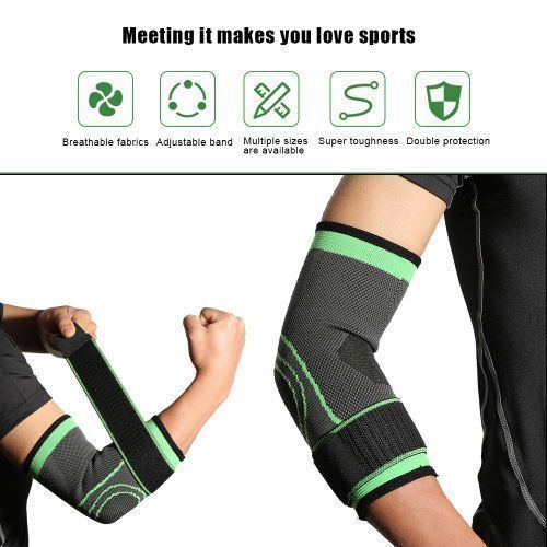 Generic Bandage élastique Gym Sport Compression Réglable Coudière