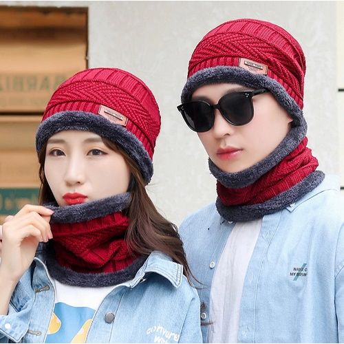 Generic BONNET D'HIVER et cache cou,bonnet pour hommes et femmes, Hiver à  prix pas cher