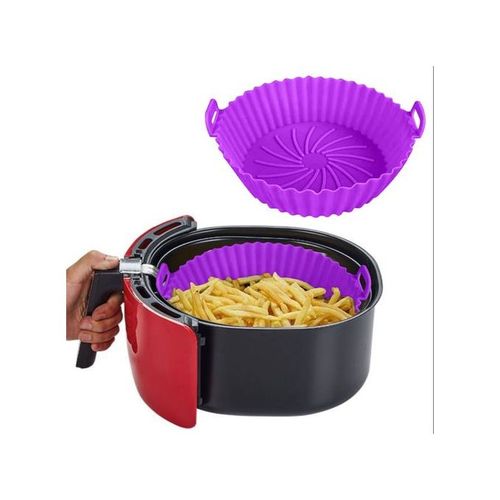 Generic Moule Air Fryer en Silicone, Panier Réutilisable pour friteuse à  air et four à prix pas cher