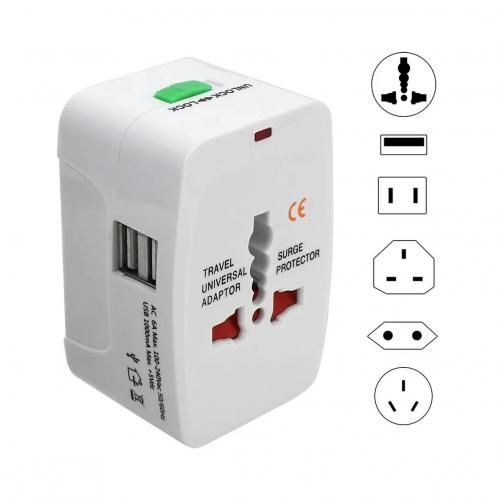 Universal Adaptateur universel de prise internationale tout-en-un