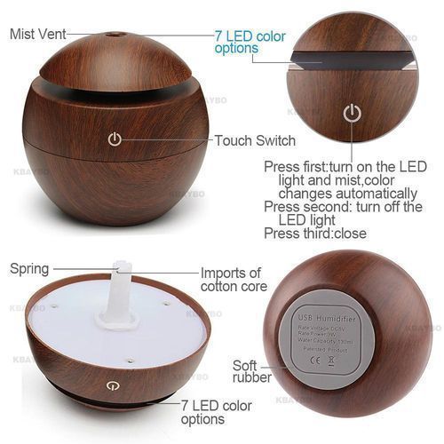 product_image_name-Generic-الناشر المرطب USB بالموجات فوق الصوتية بارد ضباب جديد الخشب الحبوب الروائح (لون الخشب )-1