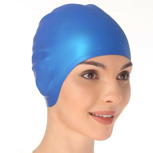 Generic Bonnets de natation Bonnet de bain Élastique Silicone à