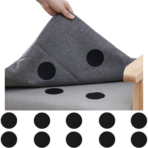 Generic Scratch double face Autocollant, Forte Fixation Tapis, Canapé, Drap  Lit (10 Pcs) à prix pas cher