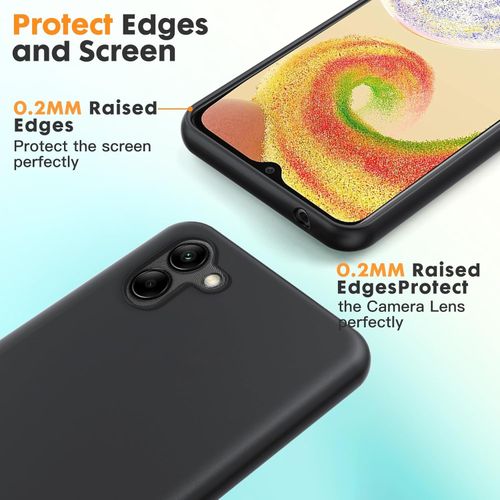 product_image_name-Case-Pochette Silicone pour Samsung Galaxy A04 Protection Antichoc Noir-3