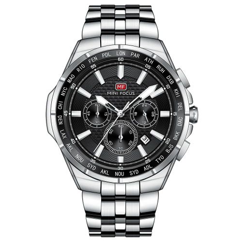 product_image_name-MINI FOCUS-Montre Homme Multifonction Chronographe Étanche – Bracelet Acier Inoxydable – Design Sport & Élégant -1