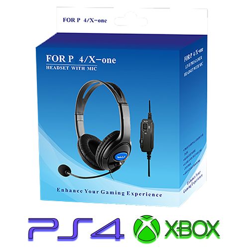 Generic Casque de jeu filaire avec micro 3.5MM stéréo pour PS4, PC, PS3,  XBOX, NINTENDO SWITCH à prix pas cher