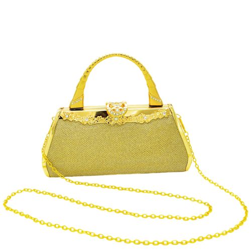product_image_name-Generic-حقيبة سهرة صغيرة ذهبية مع سلسلة معدنية، مناسبة لحفلات الزفاف والمناسبات-1