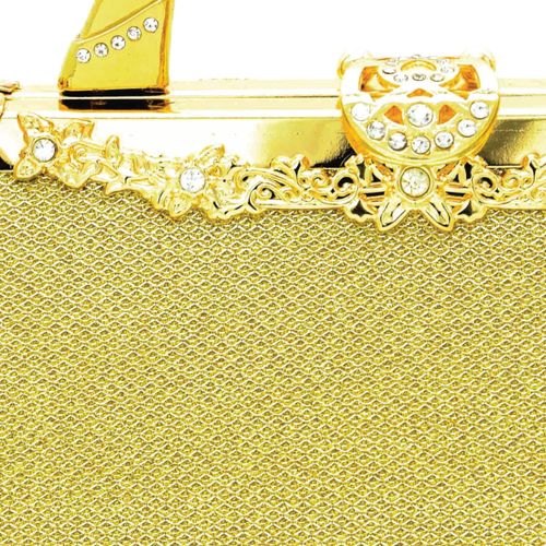 product_image_name-Generic-حقيبة سهرة صغيرة ذهبية مع سلسلة معدنية، مناسبة لحفلات الزفاف والمناسبات-4