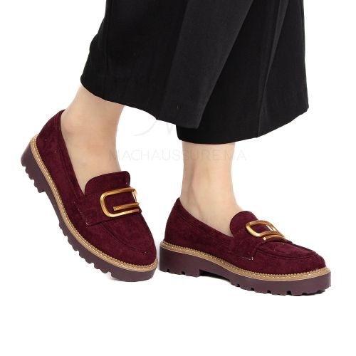 product_image_name-MaChaussure-Le Soulier – Derbies Femmes en Marron -1