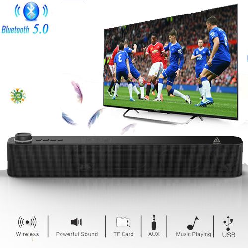 iboga Barre de Son Bluetooth PC TV Enceinte Haut Parleur PC Soundbar +  sticker à prix pas cher
