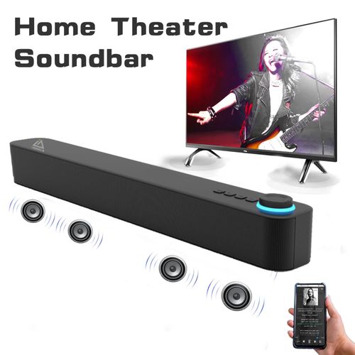 iboga Barre de Son Bluetooth PC TV Enceinte Haut Parleur PC Soundbar +  sticker à prix pas cher