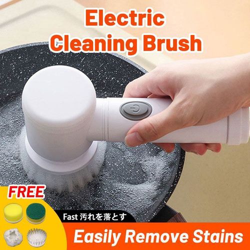 Generic Brosse électrique portative 5 en 1, outil de nettoyage d'évier de  cuisine salle de bains à prix pas cher
