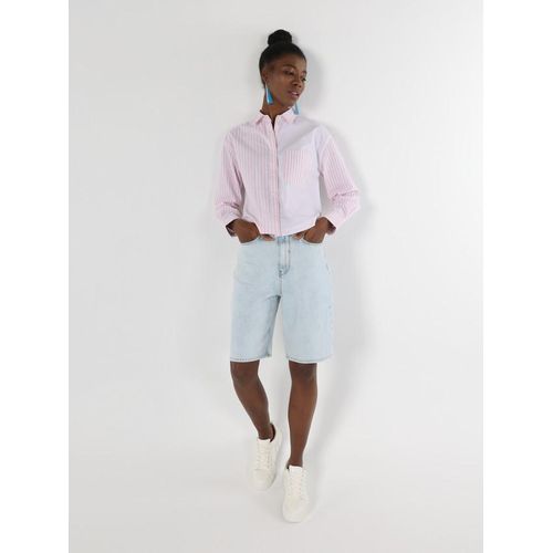 product_image_name-Colins-Chemise à manches longues Rose pour Femme-3