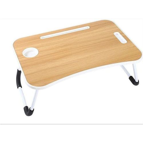 product_image_name-Generic-Table pliante en bois pour ordinateur portable sur canapé ou lit Plateau de travail polyvalent pour petit-déjeuner et lecture, table d'ordinateur portable-1