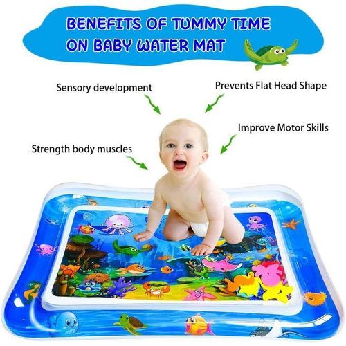 product_image_name-Generic-Tapis d'eau sensoriel pour bébé 70x50 cm, idéal pour le développement moteur et l'éveil - Tapis gonflable d'activités pour enfants-5