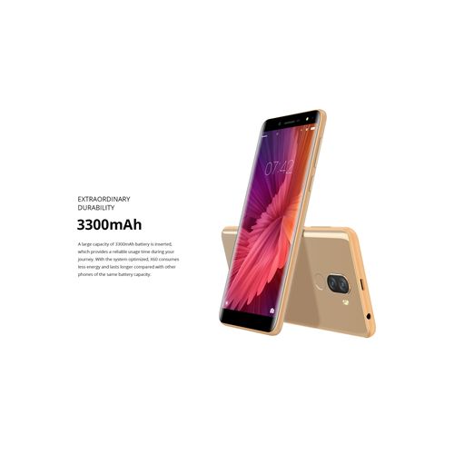 Doogee X60L - 4G / مزدوج سيم - 5.5 بوصة ، 16 غيغابايت - 2 غيغابايت ، ANDROID GO ، FACE ID ، أسود