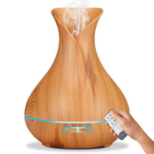 Rohs Compliant Diffuseur de Parfum Vase Humidificateur, Huile Essentielle, USB & 7 Couleurs LED