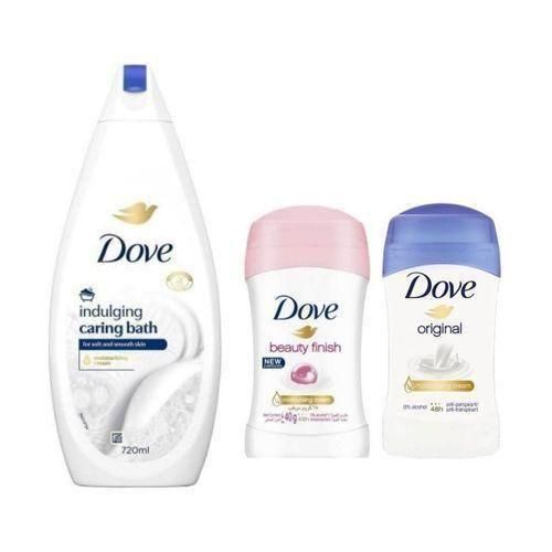 product_image_name-Dove-Gel de Douche caring bath (720ml )+ 2 Déodorant -1