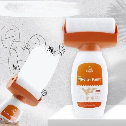 product_image_name-Generic-أداة إصلاح الجدران والأسقف، فرشاة دوارة محمولة، عجلة طلاء للتصحيح 2 في 1، طلاء لاتكس مائي، للاستخدام الداخلي في المنزل-1