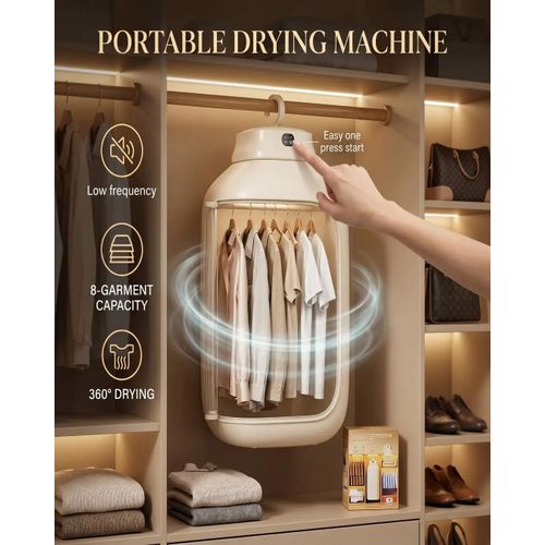 Generic Sèche-linge portable pliable électrique