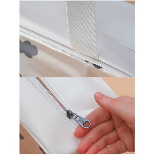 product_image_name-Generic-حقيبة مكياج البقرة السوداء شفافة ومقاومة للماء سعة كبيرة للنساء-5