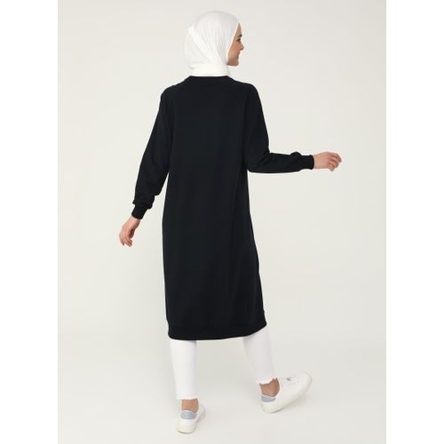 product_image_name-Modanisa-Sweat ras du cou - Noir - Refka Basic.-4