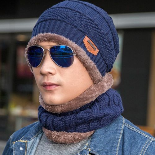 Generic Bonnet homme et cache cou pour hommes et femmes pour Hiver à prix  pas cher