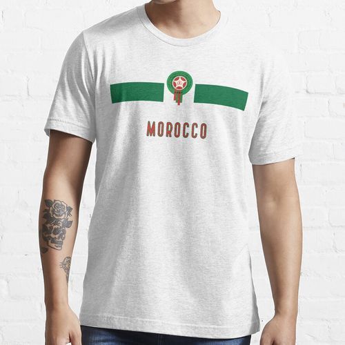 product_image_name-Generic-Maroc Coupe du Monde 2022 Qatar T-shirt Blanc-1