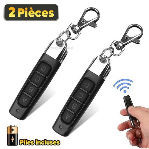 Generic 2 Telecommandes Universel sans fil 433 Mhz Ouvre porte de Garage porte electrique cle de voiture a prix pas cher Jumia Maroc