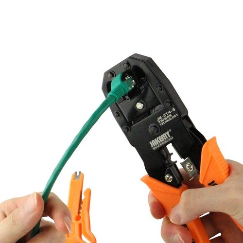 Jakemy Pince outil et sertissage de câble téléphonique réseau multifonction 8p  6p 4p RJ45 RJ11 RJ12 à prix pas cher