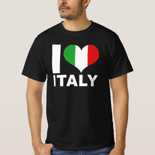 product_image_name-Generic-I Love Italy Heart Flag Italy T-Shirt unique design - t shirt tres bon qualite-1