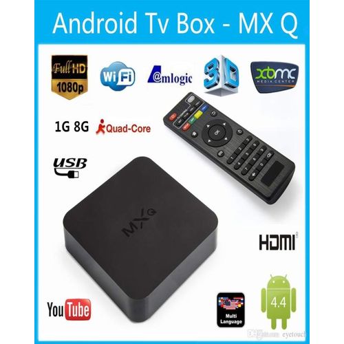 Gen Mxq - 4k smart tv box android kitkat rk3229 quad core 32bits 1 gb/8gb uhd 4k