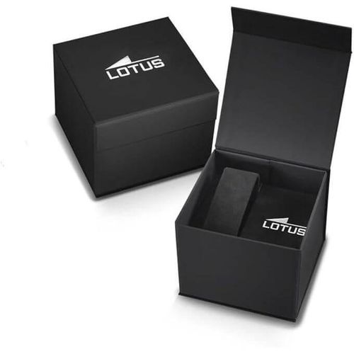 product_image_name-Lotus-خلفية خضراء مع كرونوغراف - مقاوم للماء 50 متر - مصنوع بالكامل من الفولاذ المقاوم للصدأ - 18152/F-3