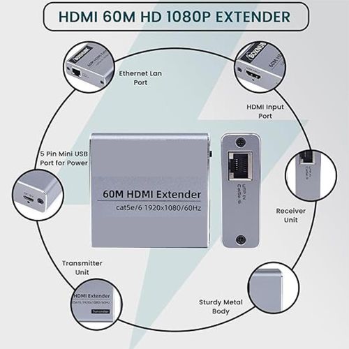 product_image_name-Generic-موسع HDMI عبر CAT5 CAT6 إيثرنت لان حتى 60 متر يدعم دقة HD 1080P 1920x1080-3