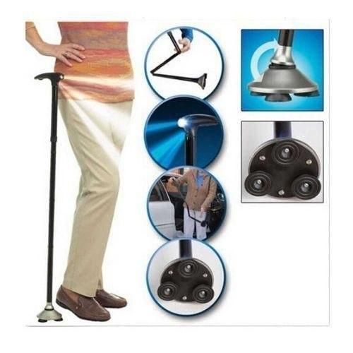 Generic Canne de Marche Pliante avec LED - image 3