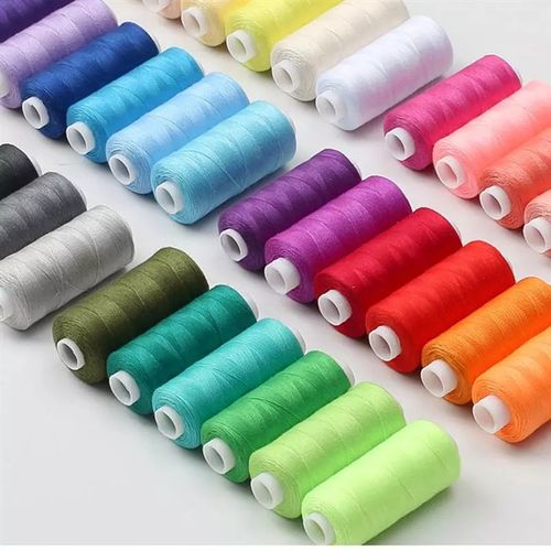 Generic 36 pcs Bobine de Fil à Coudre et à Broder, 400 Yards, 100%  Polyester à prix pas cher