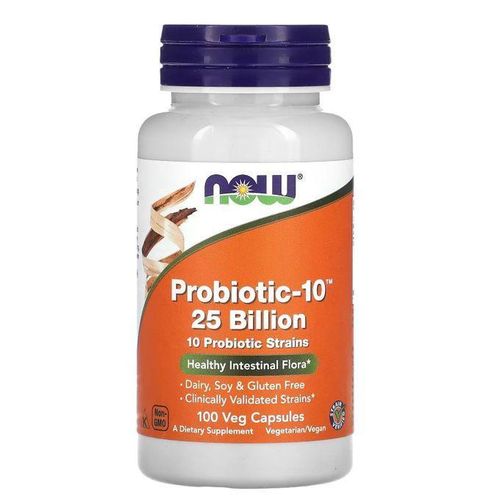 product_image_name-Now Foods-Probiotic-10, 25 milliards, 25 Billion, 100 capsules végétariennes-1