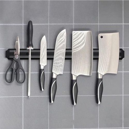 Generic Porte couteau magnétique de cuisine, support mural