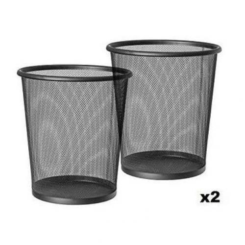 product_image_name-Generic-2 Poubelle en métal - Noir-1