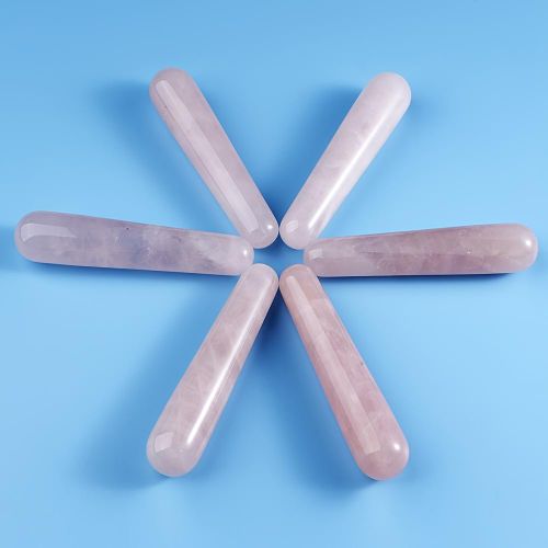 product_image_name-Generic-2 قطع من عصا تدليك الكوارتز الوردي الطبيعي للتدليك جوا شا مع عصا مدببة-1